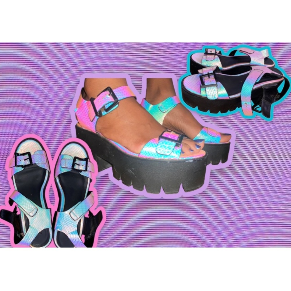 Topshop ‘NIRVANA’ chunky platform sandal